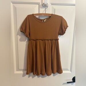 EUC Quincy Mae 4-5Y Brown Dress